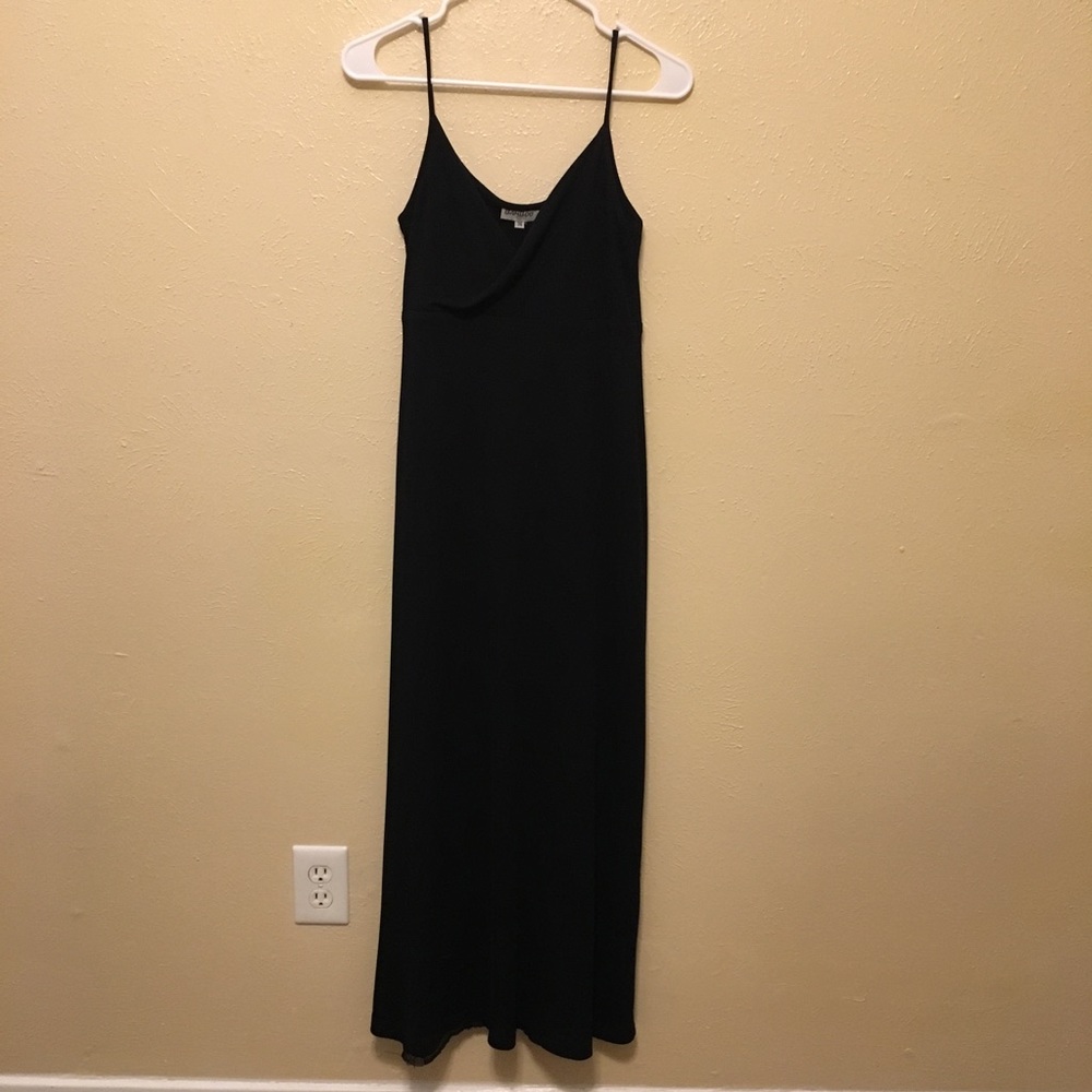 Black Calf Length Dress